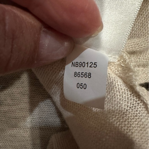 Cynthia Rowley Linen Blend Peasant Blouse Top Women’s Large Boho Babydoll Cream - Picture 11 of 11